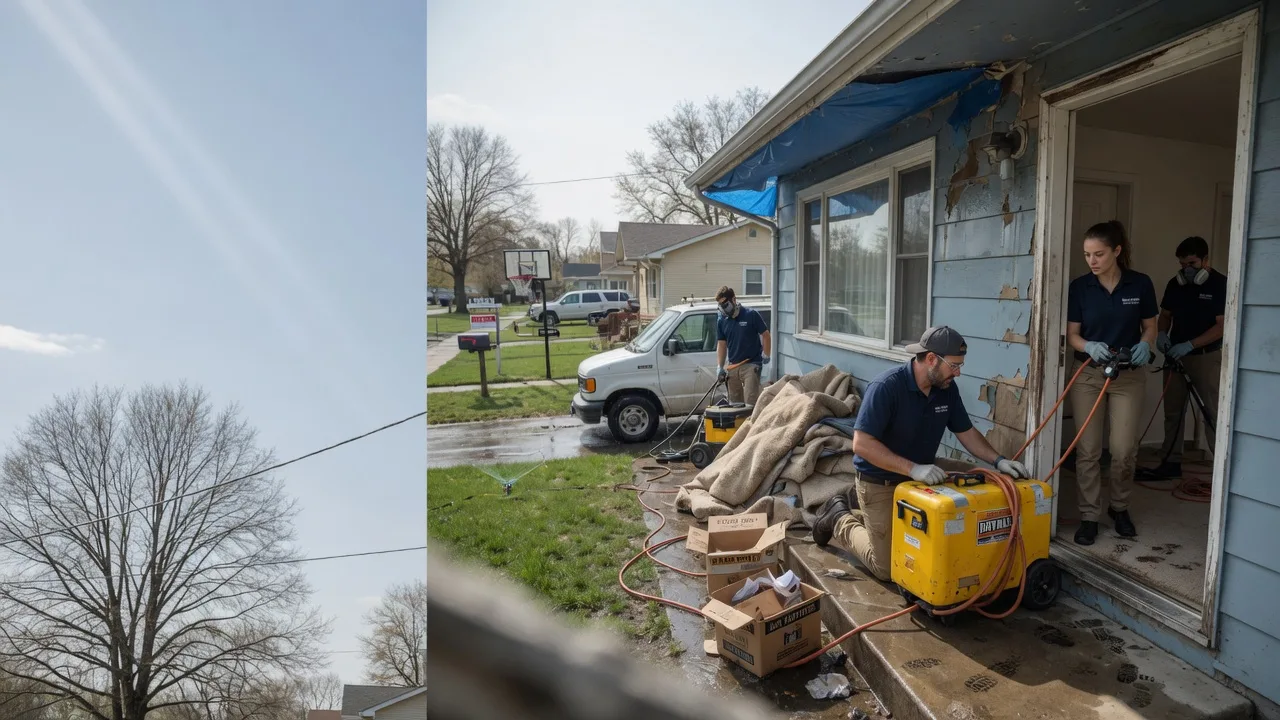 Basement Flood Cleanup in D Hanis, TX near me